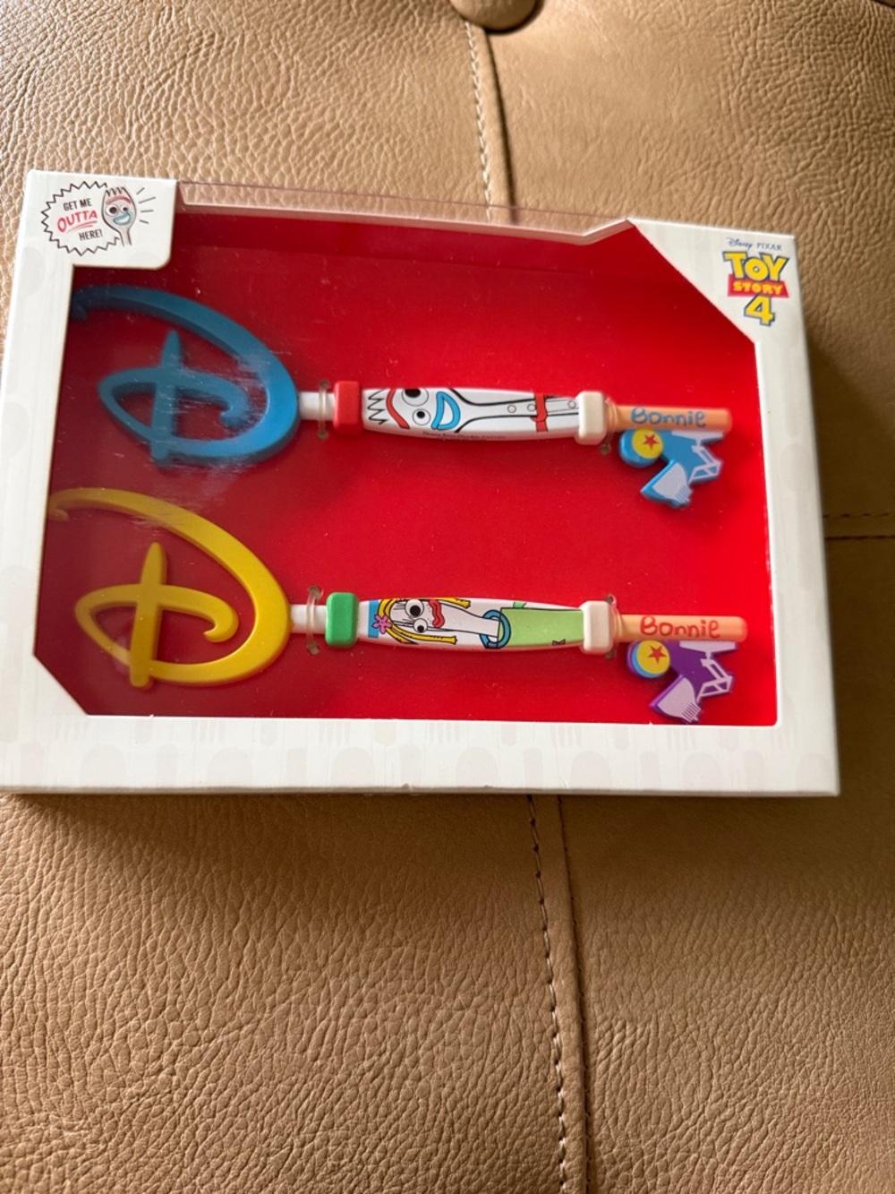 Disney Toy Story 4 Forky & Bonnie Wand Pair - Blue, Yellow, Red, Green